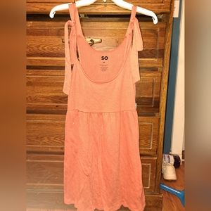 Salmon Summer Dress